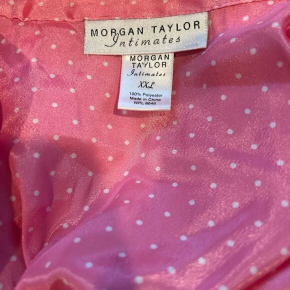 Morgan Taylor Pink and White Polka Dot Pajama Set - Picture 8 of 14